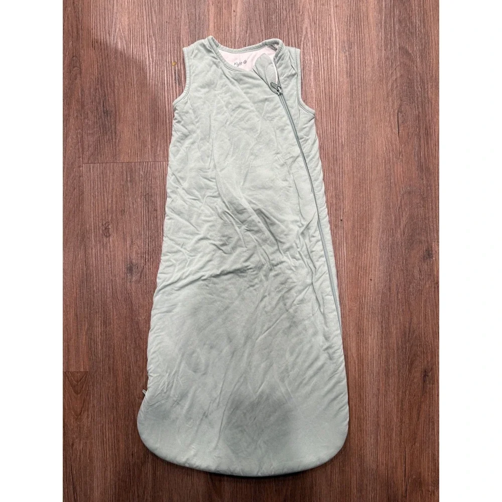 Kyte Baby Sleep Bag 1.0 TOG Sage Green Bamboo Rayon Wearable Blanket Size Small